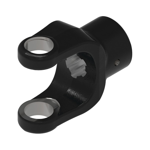 A & I Products Spline Bore Implement Yoke (w/ Pin Hole) 6" x4" x3" A-801-4406 - main